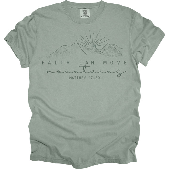 Faith Can Move Mountains - Comfort Colors T-Shirt