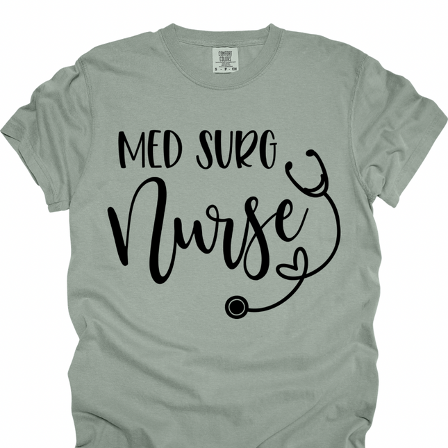 MedSurg Stethoscope - Comfort Colors T-Shirt