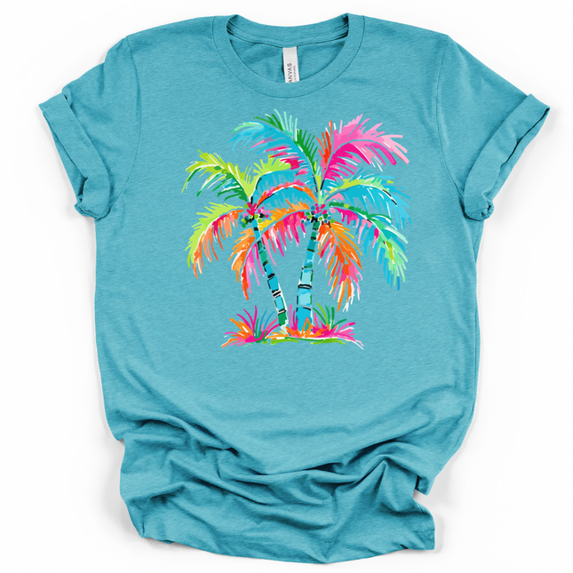 Palm Tree Summer Collection - Bella and Canvas T-Shirt