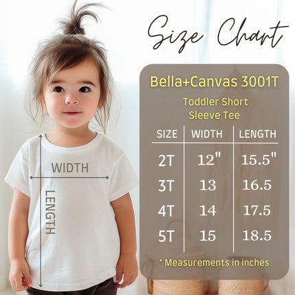 Custom Design Bella Canvas 3001T Toddler Short Sleeve Tee
