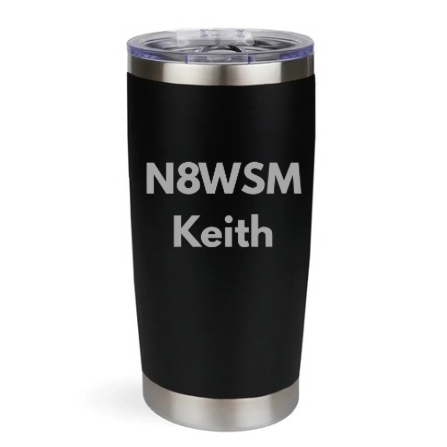 Radio Call Sign - 20 oz Tumbler