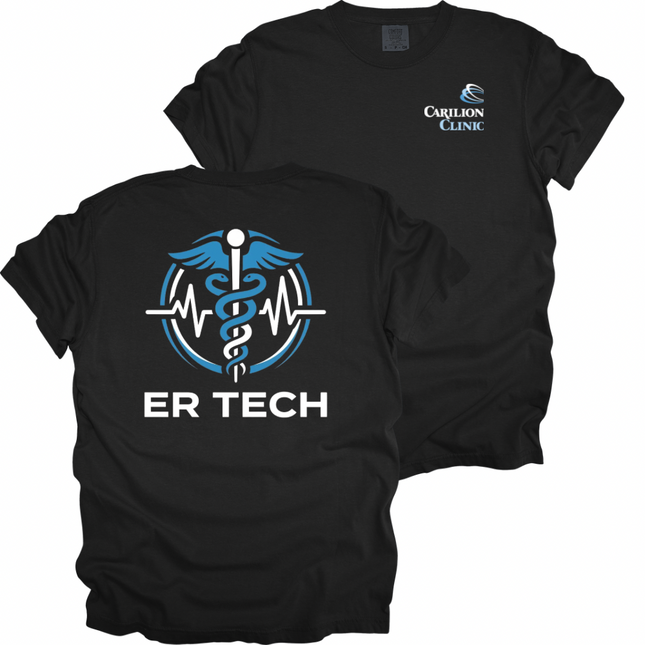 Carilion Clinic ER Tech 1  - Comfort Colors Apparel