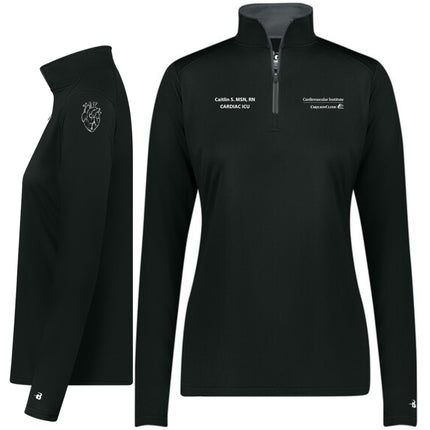 Carilion Clinic Cardiovascular Badger Sport Women's Quarter Zip