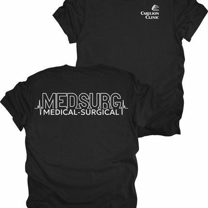 Carilion Clinic MedSurg Heartbeat- Comfort Colors T-Shirt