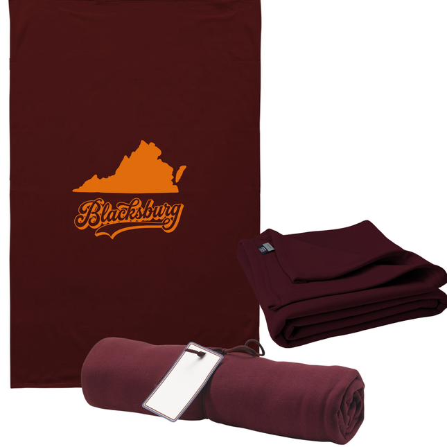College Town Sweatshirt Blanket - 54x84 inches