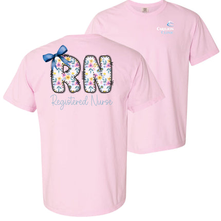 Carilion Clinic RN Blue Spring Design - Comfort Colors T-Shirt