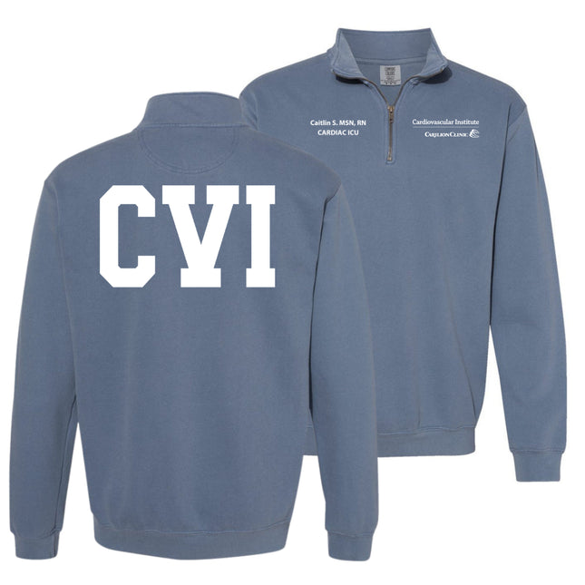 Carilion Clinic CVI Quarter Zip - Comfort Colors