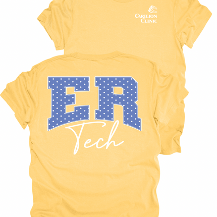 Carilion Clinic Blue Polka Dot - Comfort Colors T-Shirt