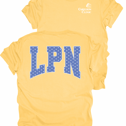 Carilion Clinic Blue Polka Dot - Comfort Colors T-Shirt