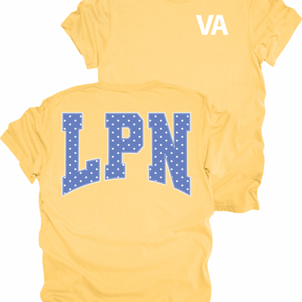 Veterans Administration Blue Polka Dot - Comfort Colors T-Shirt