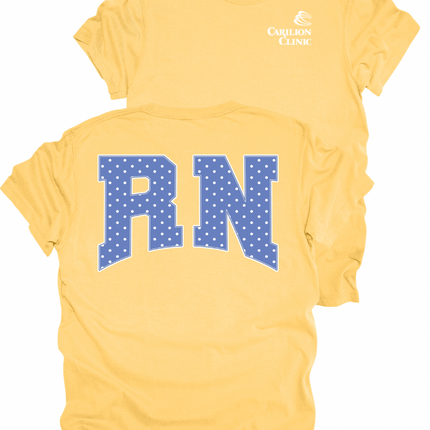 Carilion Clinic Blue Polka Dot - Comfort Colors T-Shirt