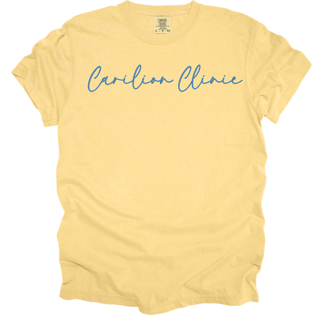 Carilion Clinic Cursive Writing Print - Comfort Colors T-Shirt