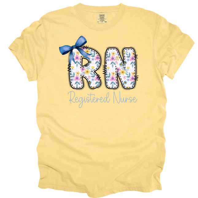 RN Blue Spring Design - Comfort Colors T-Shirt