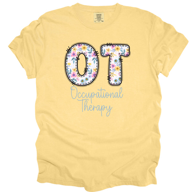 Occupational Therapy Spring Design - Comfort Colors T-Shirt