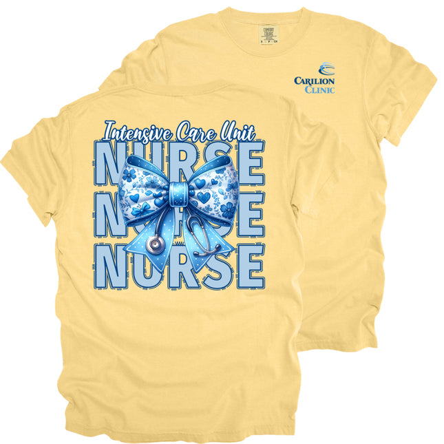 Carilion Clinic Nurse with Blue Bow