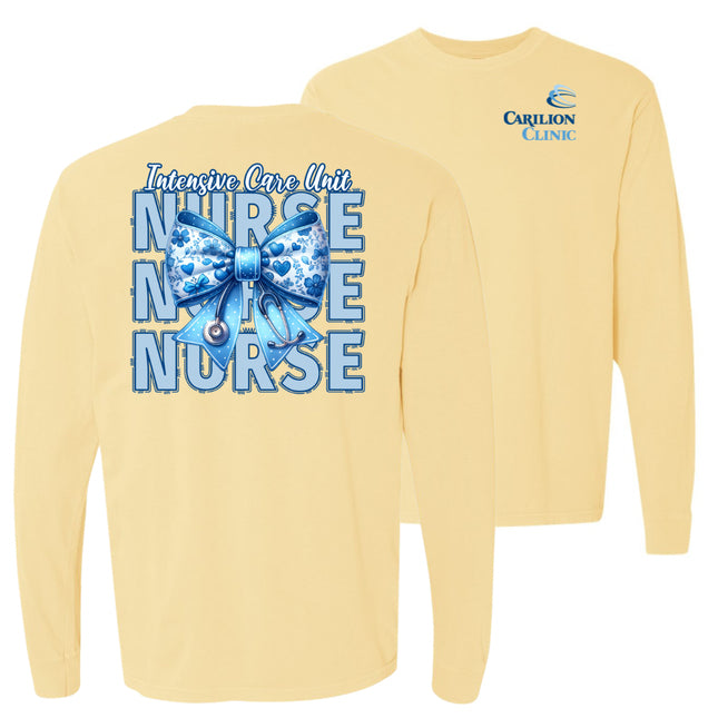 Carilion Clinic Nurse with Blue Bow