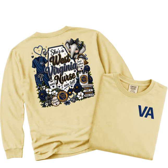 Veterans Administration WV Nurse  - Comfort Colors Apparel