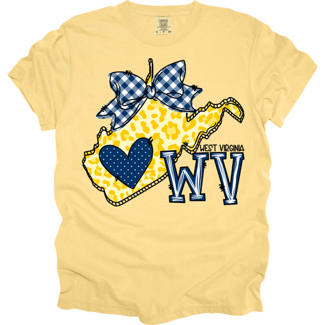 West Virginia with Checkered Bow
