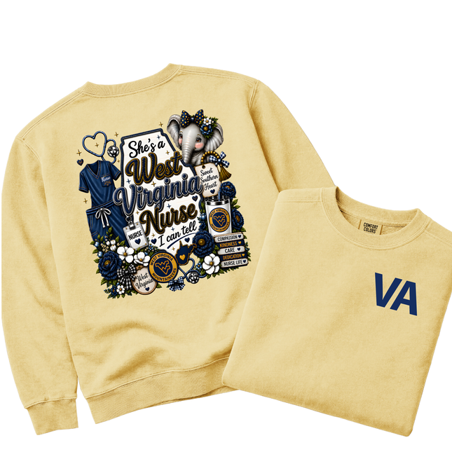 Veterans Administration WV Nurse  - Comfort Colors Apparel