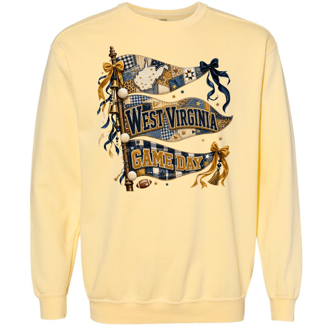 West Virginia Game Day- Comfort Colors Sweatshirt