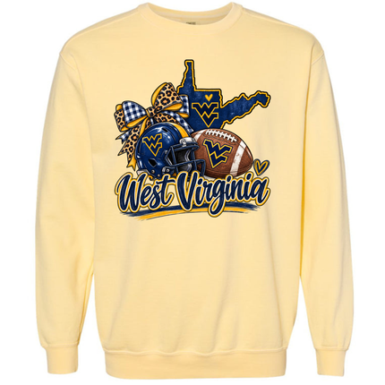 West Virginia Football - Comfort Colors Sweatshirt