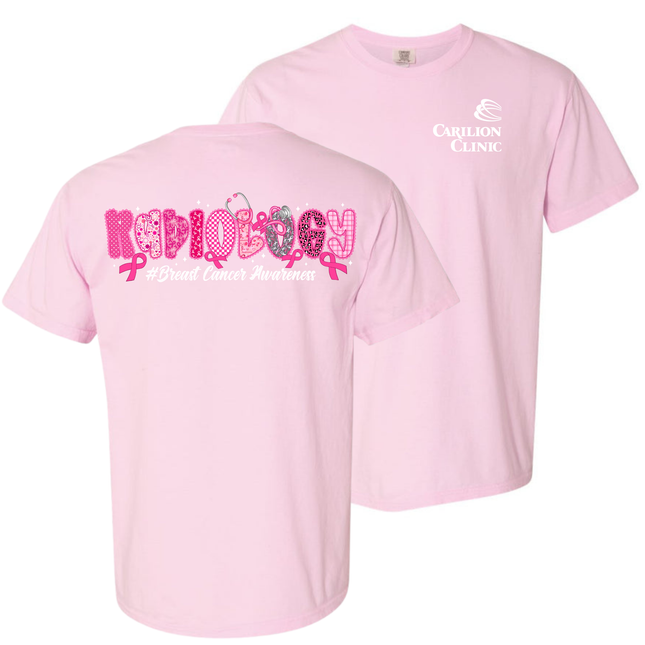 Carilion Clinic Breast Cancer Awareness per Department - Comfort Colors T-Shirt