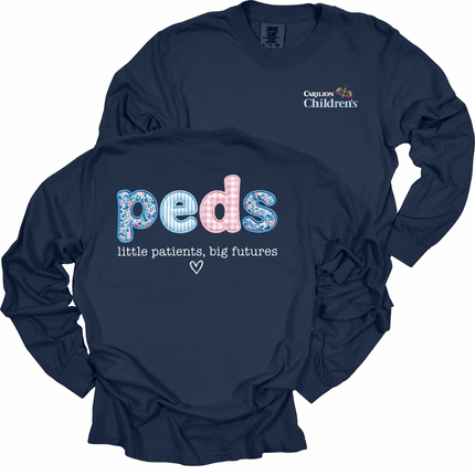 Carilion Children's Peds Little Patients Big Futures - Comfort Colors T-Shirt and Long Sleeve