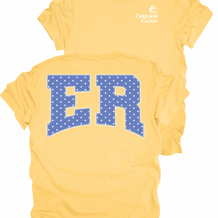 Carilion Clinic Blue Polka Dot - Comfort Colors T-Shirt