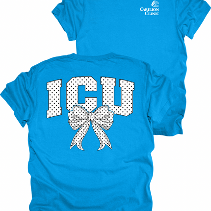 Carilion Clinic White Polka Dot - Comfort Colors T-Shirt