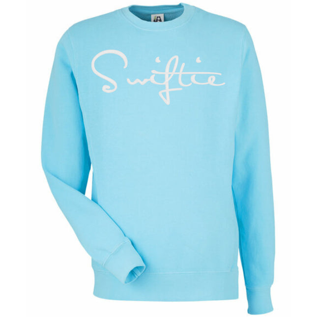 Embroidered SWIFTIE Cursive Writing Sweatshirts