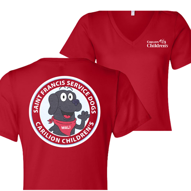 Carilion Clinic Children's Wali  - Bella and Canvas V-Neck T-Shirt