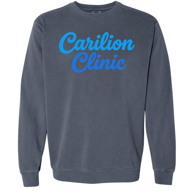 Carilion Clinic Embroidered  - Comfort Colors Sweatshirt