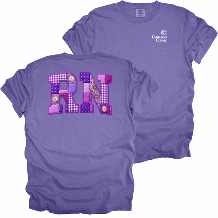 Carilion Clinic Patchwork  Nurse - Comfort Colors T-Shirt