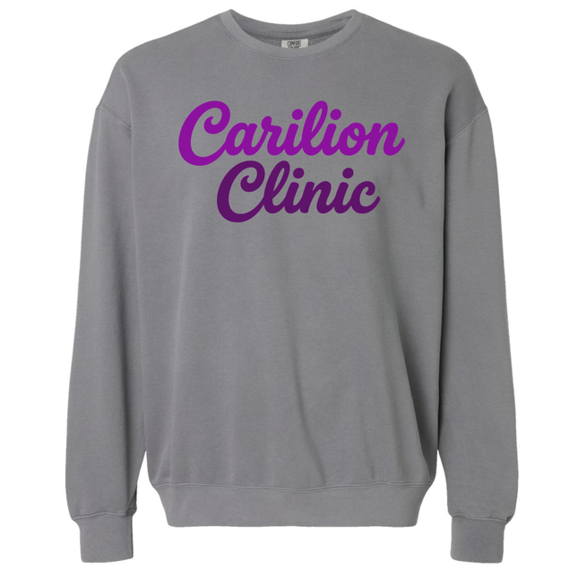 Carilion Clinic Embroidered  - Comfort Colors Sweatshirt