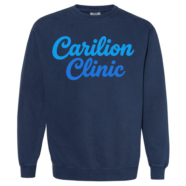 Carilion Clinic Embroidered  - Comfort Colors Sweatshirt