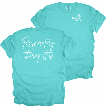 Carilion Clinic Cursive Respiratory Therapy - Comfort Colors T-Shirt