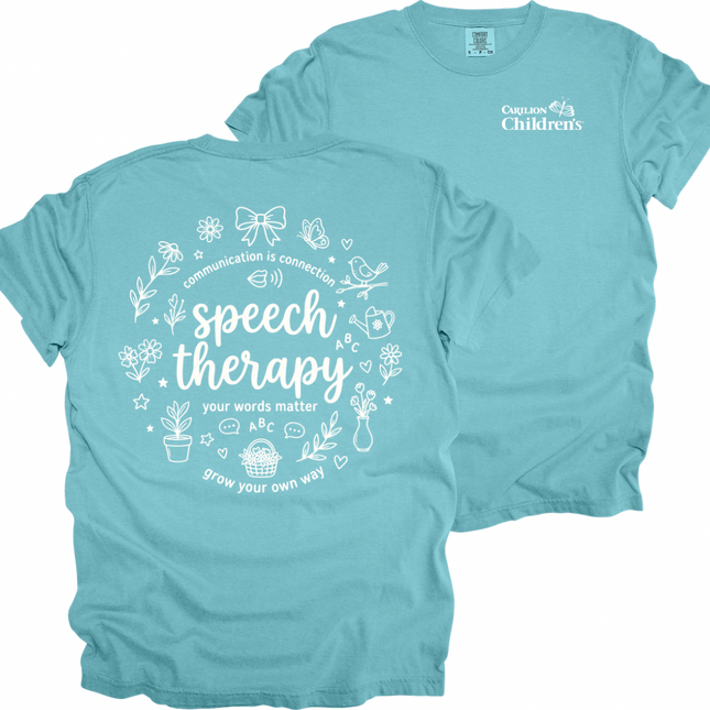 Carilion Childrens Speech Therapy Communication is Connection - Comfort Colors Apparel