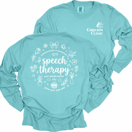 Carilion Clinic Speech Therapy Communication is Connection - Comfort Colors Apparel