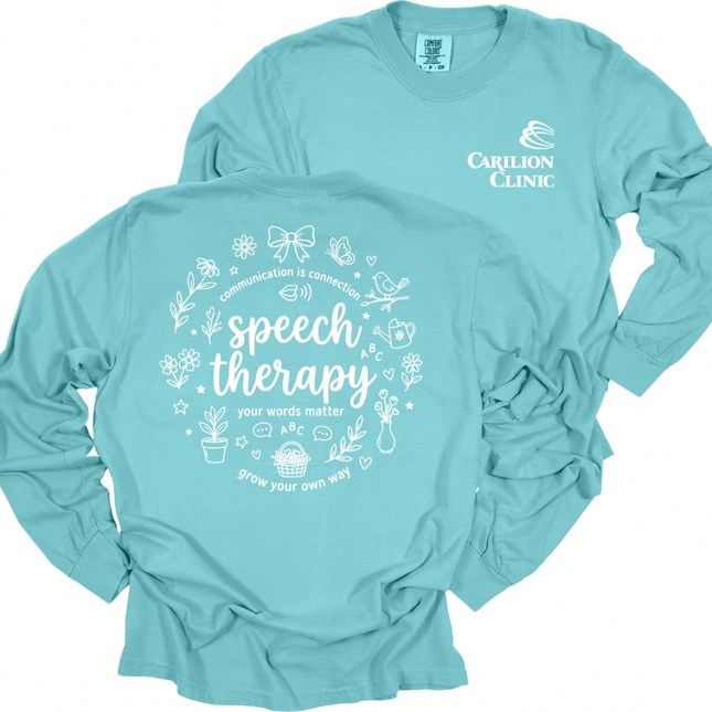 Carilion Clinic Speech Therapy Communication is Connection - Comfort Colors Apparel