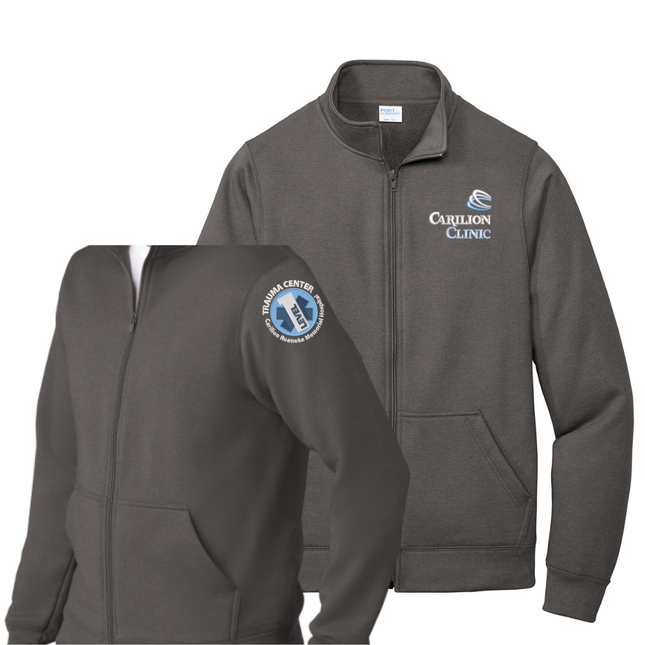 Carilion Clinic Trauma - Fleece Full Zip Jacket - Port & Company