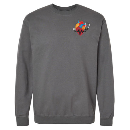 Embroidered Heart with Stethoscope - Gildan Sweatshirt