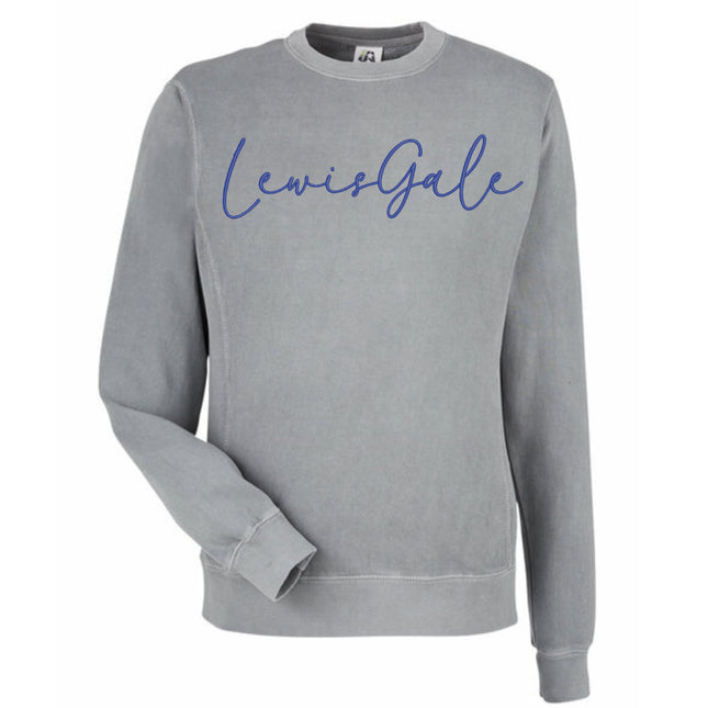 Embroidered LEWISGALE Cursive Writing Sweatshirts