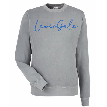 Embroidered LEWISGALE Cursive Writing Sweatshirts