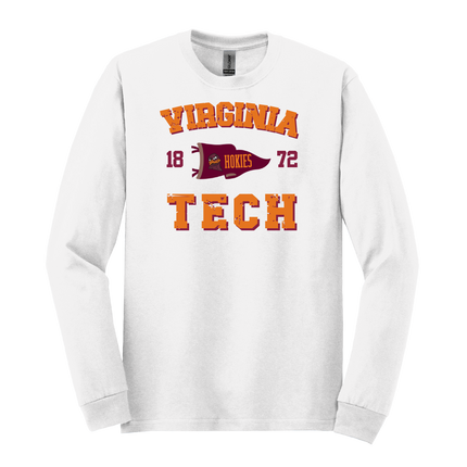 VA Tech Hokie Pennant Flag - Gildan Series