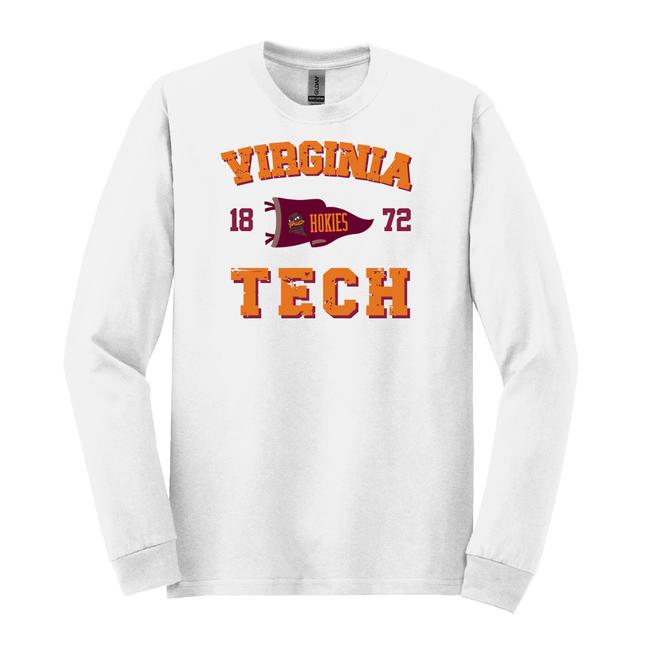 VA Tech Hokie Pennant Flag - Gildan Series