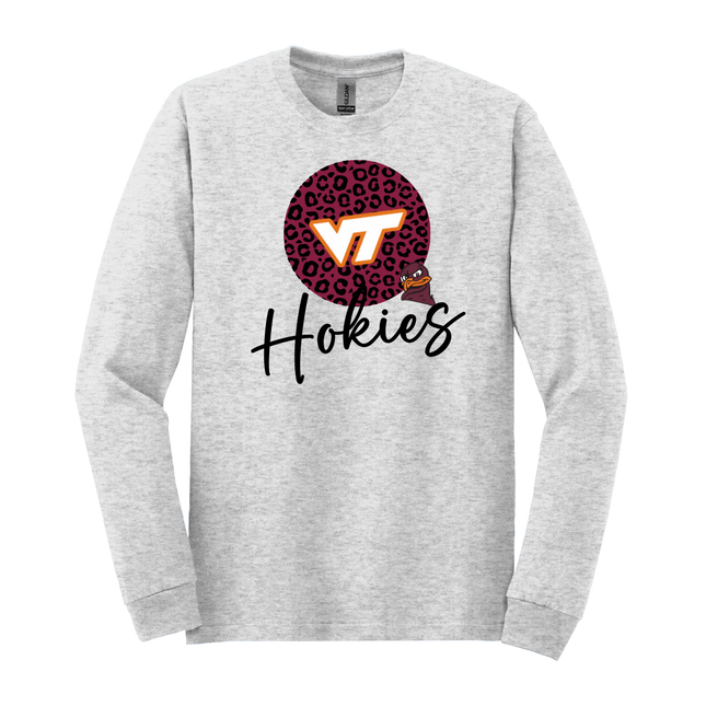 VT Hokies Cheetah Print  - Gildan Series