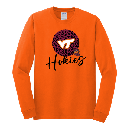 VT Hokies Cheetah Print  - Gildan Series