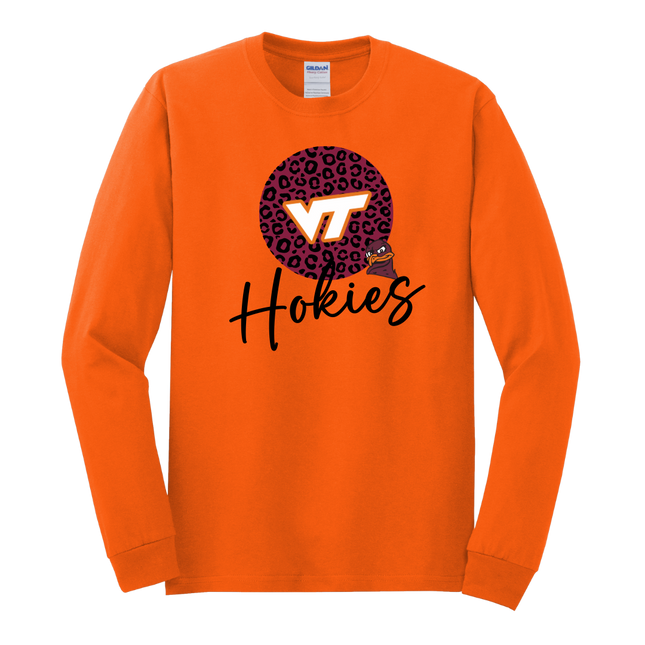 VT Hokies Cheetah Print  - Gildan Series