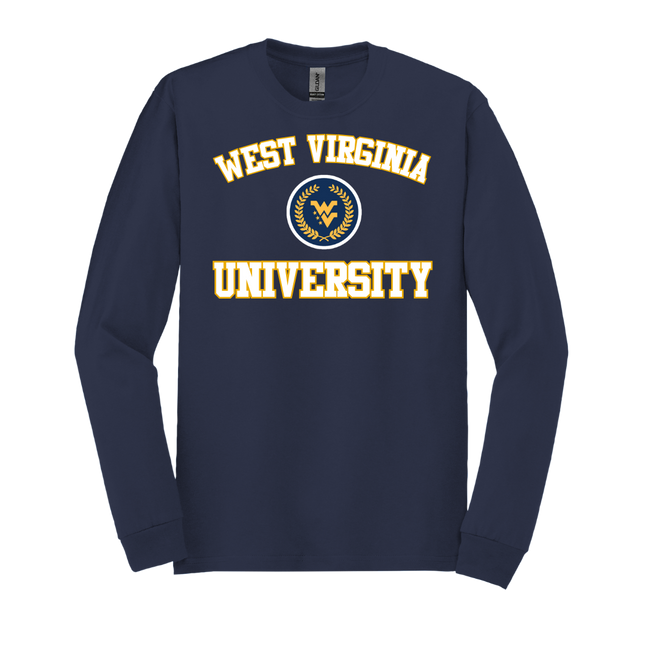 WVU Crest with Collegiate Mountaineers - Gildan Series