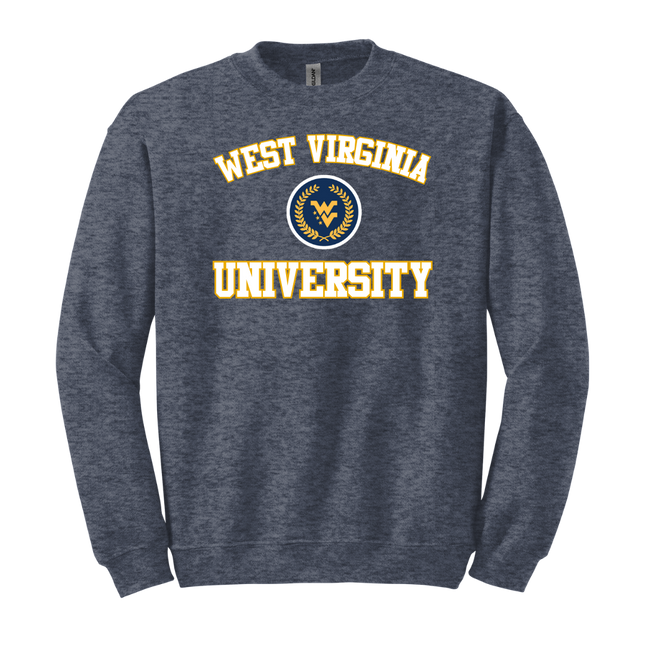 WVU Crest with Collegiate Mountaineers - Gildan Series